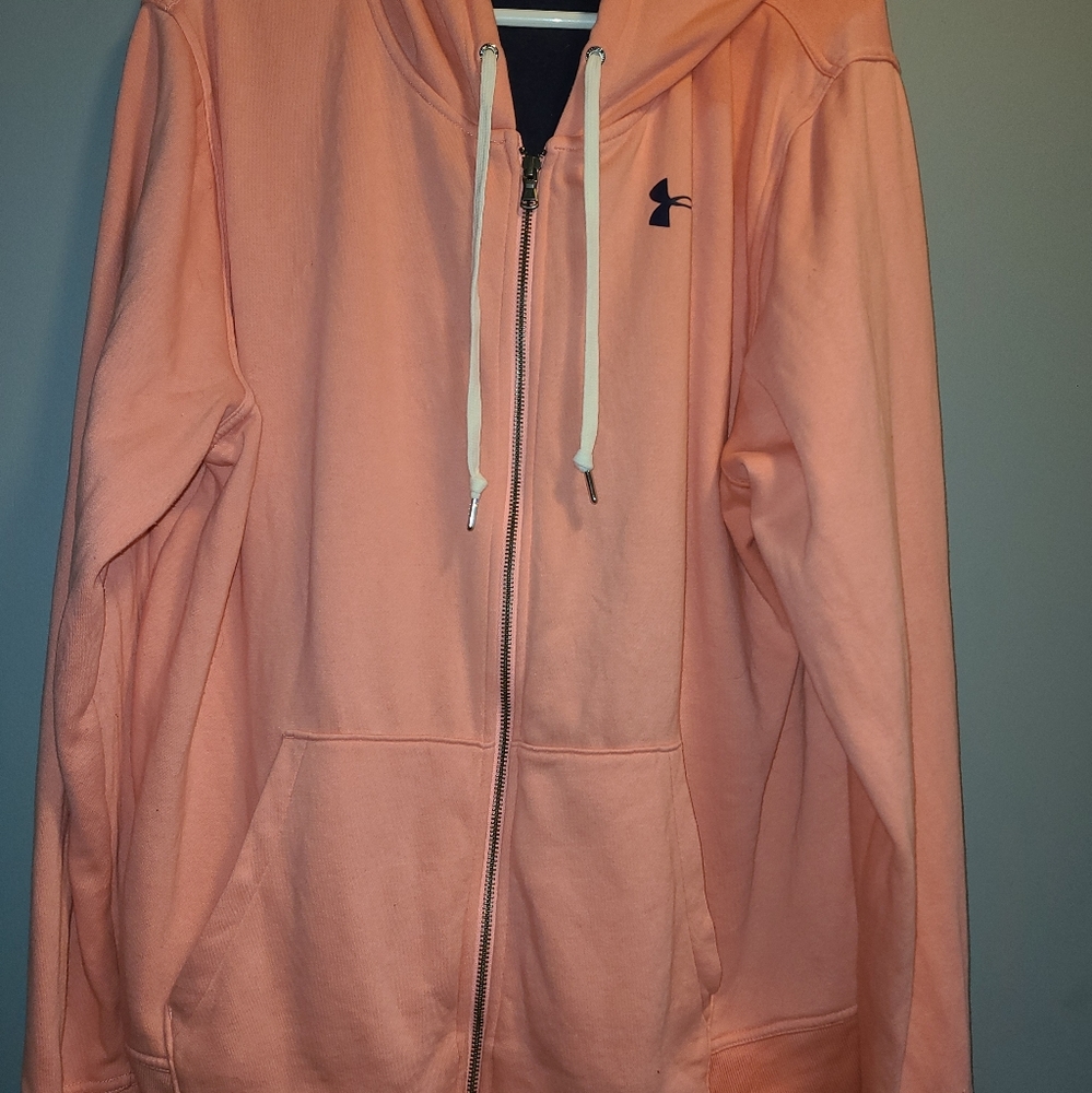 Under armour zip up sweatshirt